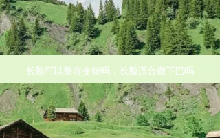 长脸可以整容变短吗，长脸适合做下巴吗