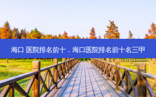 海口 医院排名前十，海口医院排名前十名三甲