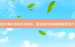 假体硅胶丰胸对身体有危害吗，最顶级的假体隆胸硅胶是什么牌子