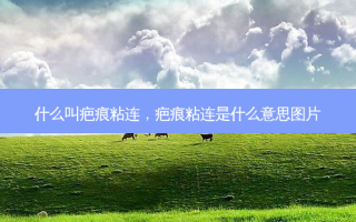 什么叫疤痕粘连，疤痕粘连是什么意思图片