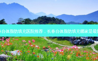 长春自体脂肪填充医院推荐，长春自体脂肪填充哪家是最好的