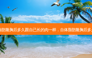 自体脂肪隆胸后多久跟自己长的肉一样，自体脂肪隆胸后多久不疼