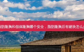 脂肪隆胸和假体隆胸哪个安全，脂肪隆胸后有硬块怎么办