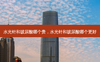 水光针和玻尿酸哪个贵，水光针和玻尿酸哪个更好