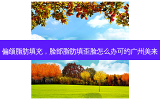 偏颌脂肪填充，脸部脂肪填歪脸怎么办可约广州美来