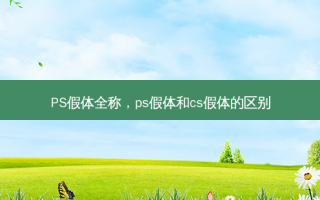 PS假体全称，ps假体和cs假体的区别