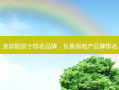 美容院前十排名品牌，长春房地产品牌排名