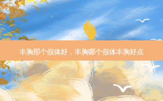 丰胸那个假体好，丰胸哪个假体丰胸好点
