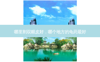 哪里割双眼皮好，哪个地方的龟药最好