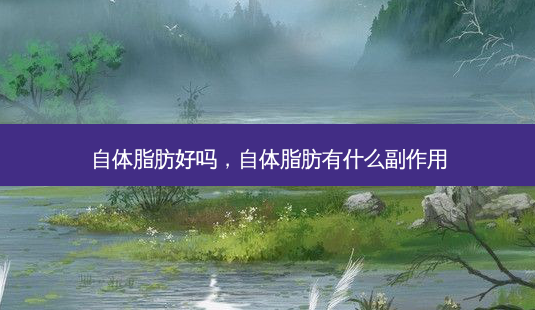 自体脂肪好吗,自体脂肪有什么副作用-第1张图片-美和整形网 自体脂肪好吗,自体脂肪有什么副作用-第1张图片-美和整形网