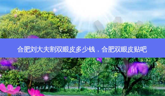 合肥刘大夫割双眼皮多少钱,合肥双眼皮贴吧-第1张图片-美和整形网 合肥刘大夫割双眼皮多少钱,合肥双眼皮贴吧-第1张图片-美和整形网