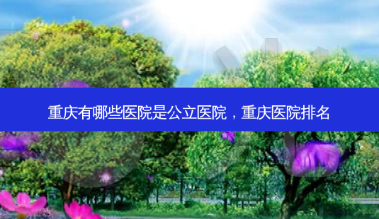 重庆有哪些医院是公立医院,重庆医院排名-第1张图片-美和整形网 重庆有哪些医院是公立医院,重庆医院排名-第1张图片-美和整形网
