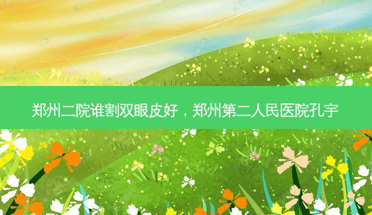 郑州二院谁割双眼皮好,郑州第二人民医院孔宇-第1张图片-美和整形网 郑州二院谁割双眼皮好,郑州第二人民医院孔宇-第1张图片-美和整形网