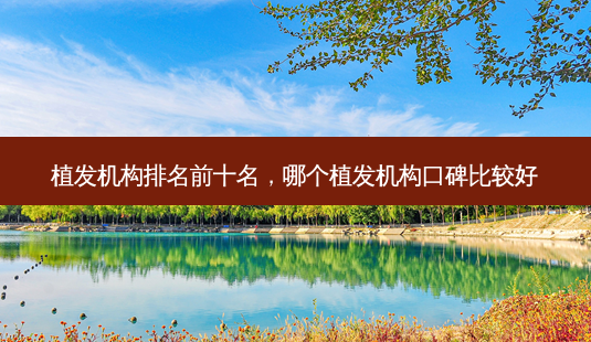 植发机构排名前十名,哪个植发机构口碑比较好-第1张图片-美和整形网 植发机构排名前十名,哪个植发机构口碑比较好-第1张图片-美和整形网