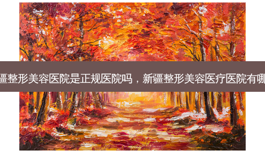 新疆整形美容医院是正规医院吗，新疆整形美容医疗医院有哪些-第1张图片-美和整形网