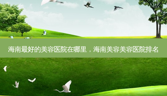 海南最好的美容医院在哪里,海南美容美容医院排名-第1张图片-美和整形网 海南最好的美容医院在哪里,海南美容美容医院排名-第1张图片-美和整形网