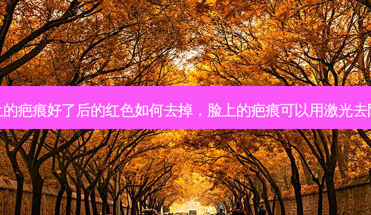 脸上的疤痕好了后的红色如何去掉，脸上的疤痕可以用激光去除吗-第1张图片-美和整形网