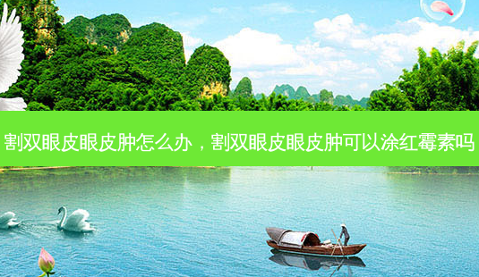 割双眼皮眼皮肿怎么办,割双眼皮眼皮肿可以涂红霉素吗-第1张图片-美和整形网 割双眼皮眼皮肿怎么办,割双眼皮眼皮肿可以涂红霉素吗-第1张图片-美和整形网