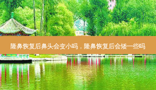 隆鼻恢复后鼻头会变小吗,隆鼻恢复后会矮一些吗-第1张图片-美和整形网 隆鼻恢复后鼻头会变小吗,隆鼻恢复后会矮一些吗-第1张图片-美和整形网