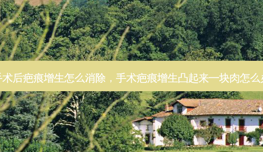 手术后疤痕增生怎么消除,手术疤痕增生凸起来一块肉怎么办-第1张图片-美和整形网 手术后疤痕增生怎么消除,手术疤痕增生凸起来一块肉怎么办-第1张图片-美和整形网