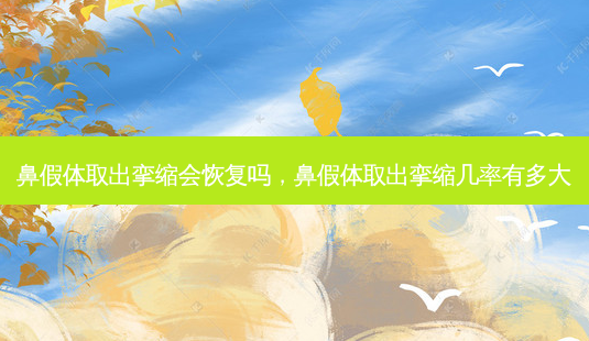 鼻假体取出挛缩会恢复吗,鼻假体取出挛缩几率有多大-第1张图片-美和整形网 鼻假体取出挛缩会恢复吗,鼻假体取出挛缩几率有多大-第1张图片-美和整形网