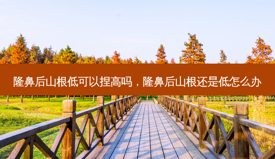 隆鼻后山根低可以捏高吗,隆鼻后山根还是低怎么办-第1张图片-美和整形网 隆鼻后山根低可以捏高吗,隆鼻后山根还是低怎么办-第1张图片-美和整形网